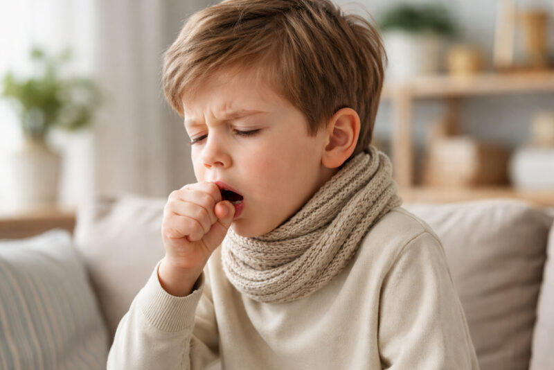 Suvi kašalj kod dece kao čest problem
