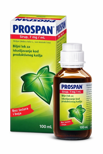 Prospan sirup biljni lek za iskašljavanje kod produktivnog kašlja